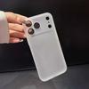 Ультратонкий матовый силиконовый чехол для iPhone Air 17 16 15 14 13 Pro Max Мягкая задняя крышка из ТПУ для iPhone 16 15 14 Plus