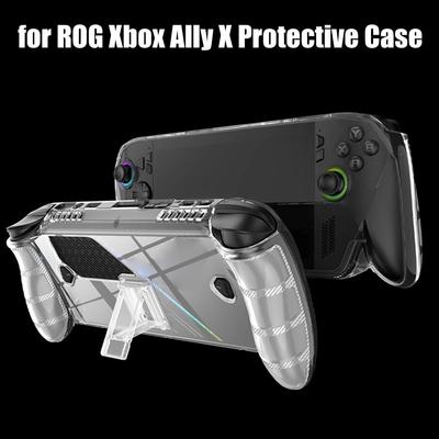 Защитный чехол из ТПУ для ROG для Xbox Ally X портативной консоли Защитный чехол из ТПУ Корпус консоли Полная защита с подставкой