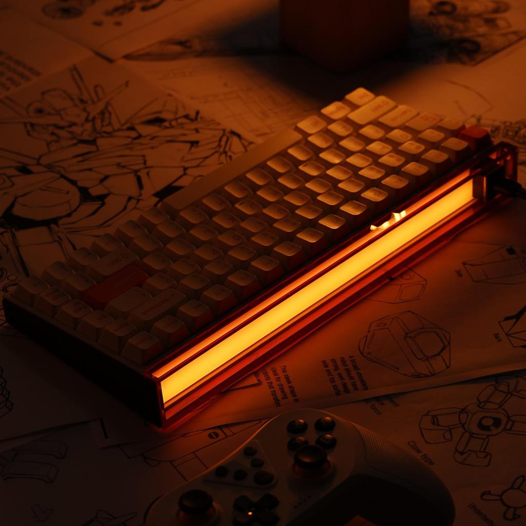 MelGeek MADE84 Pro Wired US English Hall Effect Magnetic Switch Gaming Rapid RGB Snap Tap Adjustable Online HIVE Customization Keyboard, Layout,