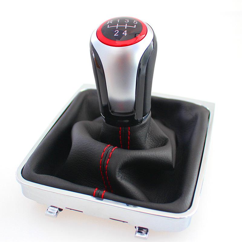 New Gear Shift Knob for VW Passat B6 2005-2010 5 / 6 Speed MT Lever Change Stick with Gaiter Boot Cover