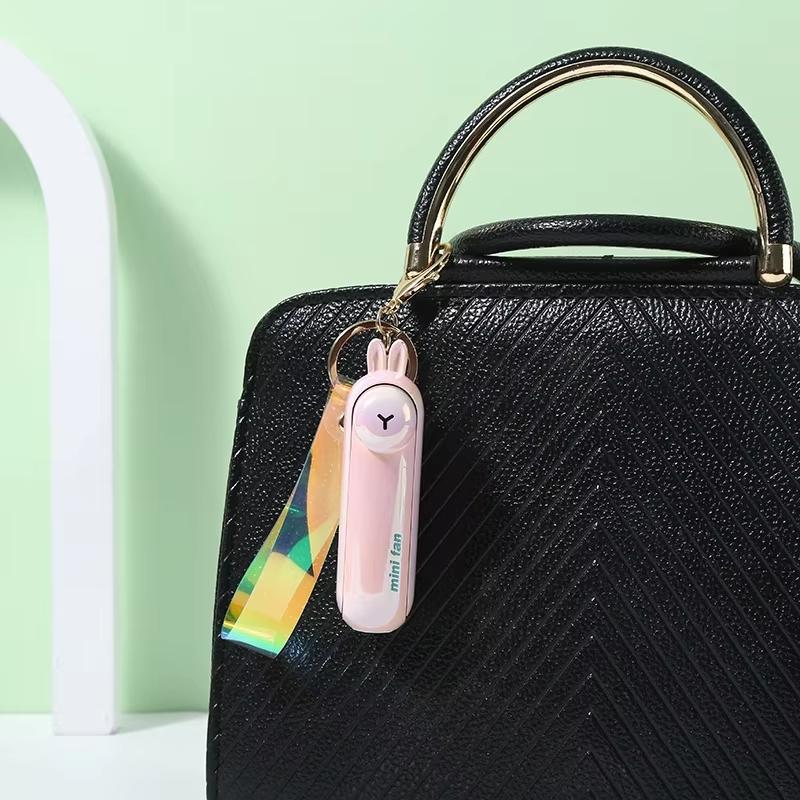 Cute Mini Fan Portable Hand Fold Bedside Office USB Charge Battery Table Desk Cooling USB Cooling Folding Handheld Fan