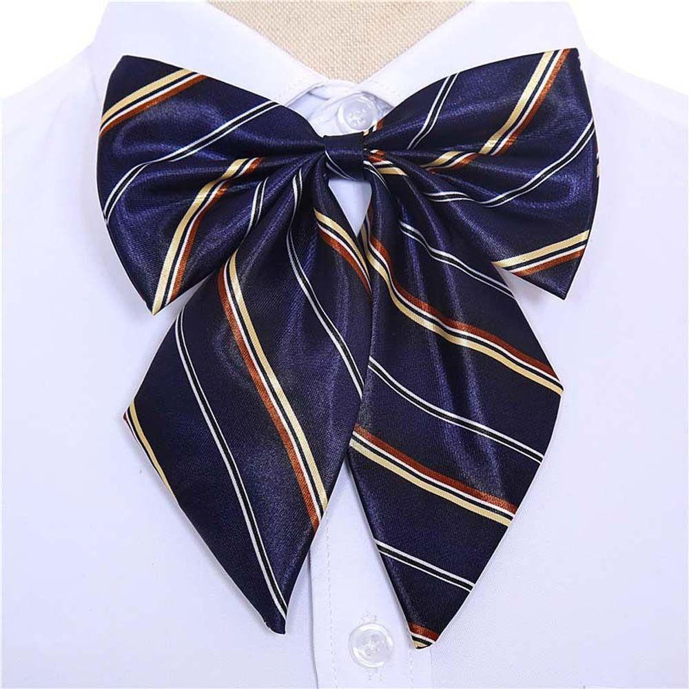 Корейский стиль стюардесса авиакомпании галстук в горошек JK униформа галстуки-бабочки галстуки с бантом дамы/девочки