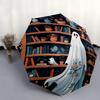 1pc Ghost Figure Fully Automatic Folding Portable Umbrella, 8 Iron Frames, Three-Fold Design, Suitable for All Seasons, Suitable for Outdoor Use.S068