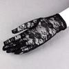 Elegant Short Sunscreen Gloves Thin Hollow-Out Mittens Fashion Party Gloves  For Women Female