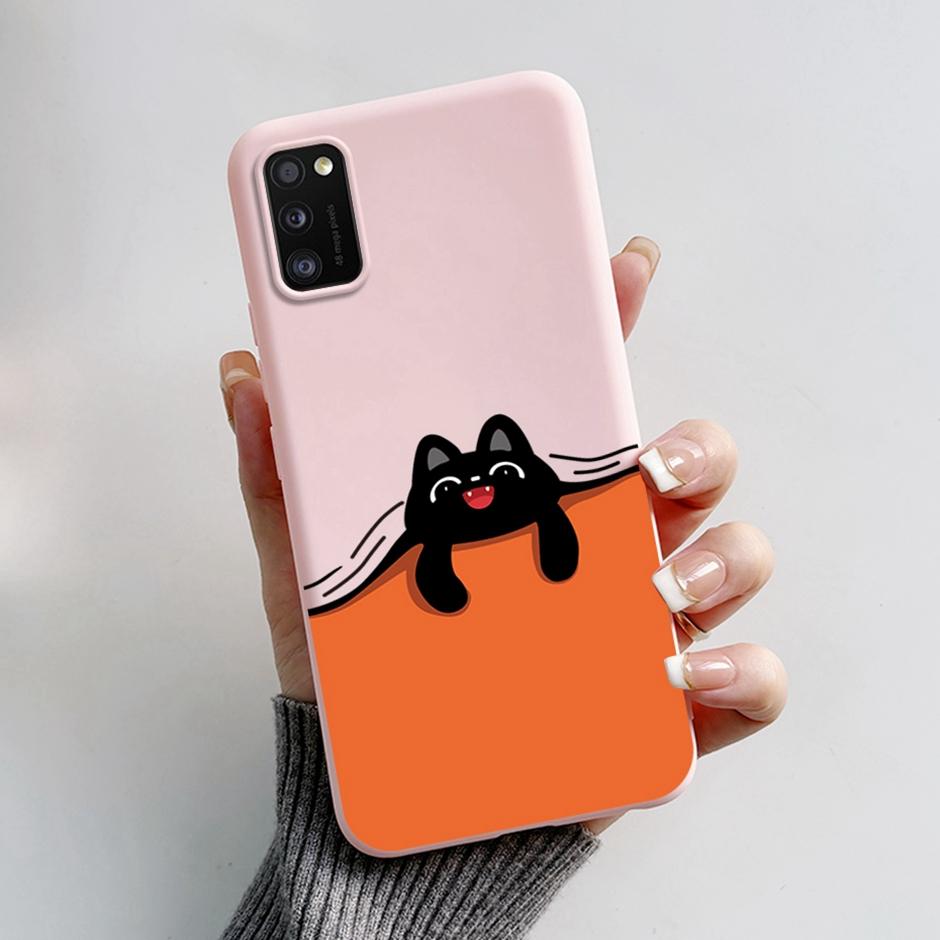 Для Samsung Galaxy A41 Защитные задние крышки для телефона Красивые Fundas Для Samsung Galaxy A 41 Мягкие силиконовые чехлы для телефона Coquessss