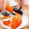 Портативная спиральная овощерезка, ручная овощечистка, спиральная овощерезка из нержавеющей стали для картофеля, кухонные инструменты для резки