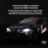 1:Масштаб 1:32 Supra GT4 Prado Модель автомобиля Игрушка Двери открываются Звук Свет Оттянуть Назад Высокодетализированные Модели автомобилей для Детских Игрушек