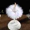 Ballerina Musical Box Elegant Dancing Girl Elegant Figurines Rotate Boxes For Friend Home Desktop Birthday Gift