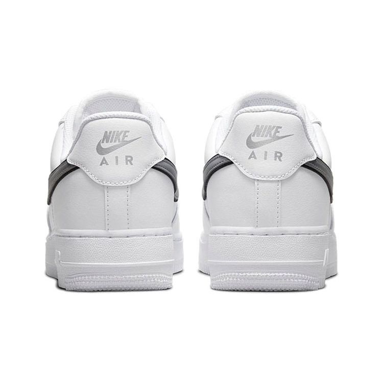 Nike Air Force 1 07 Essential White Metallic Silver Женские кроссовки черные DD1523-100