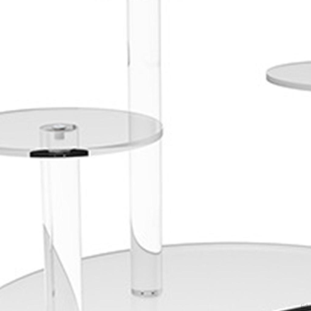 3-х уровневая акриловая подставка для кексов, подставка для десертной пекарни, серверный держатель для детского душа