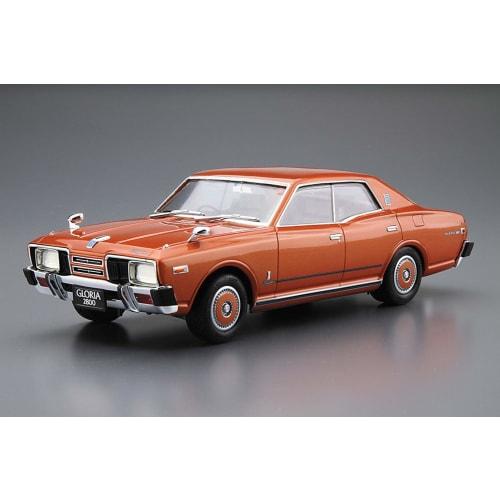 Aoshima Bunka Kyozai 1/24 The Model Car Series No.53 Nissan P332 Cedric/Gloria 4HT2800 Brougham '78 Plastic Model Car (Automobile)