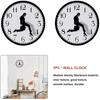 Walks Wall Clock British Comedy Inspired Ministry Of Silly Walk Wall Clock Classic Wall Watch Funny Walking Silent Mute