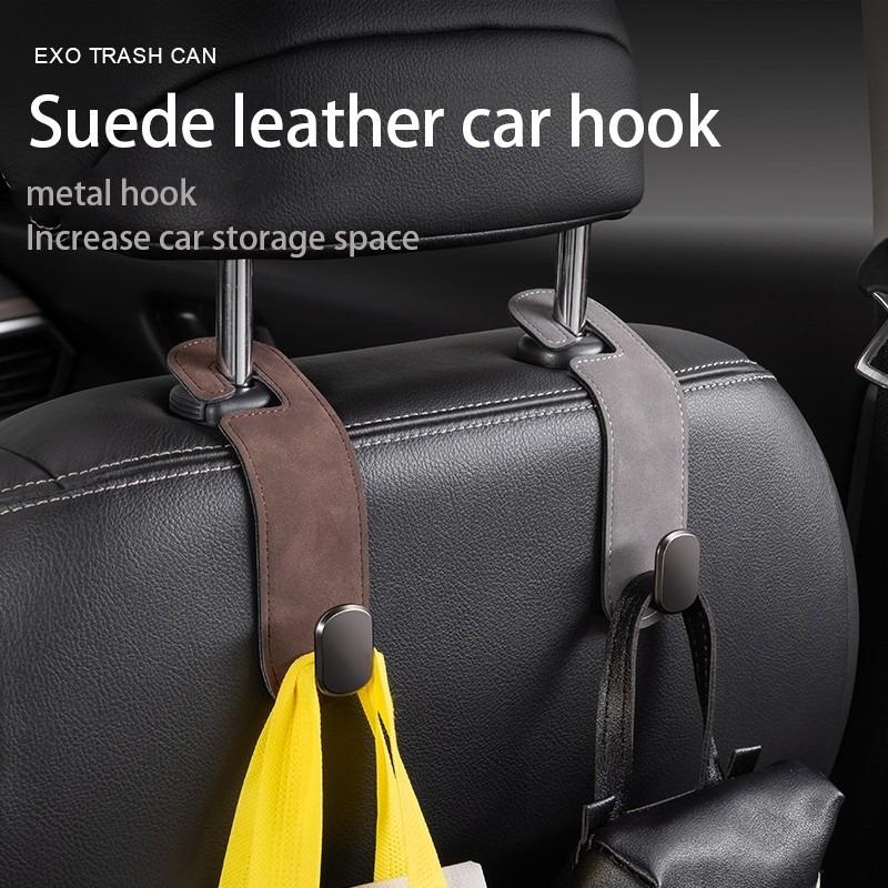 2Pcs Hook Hidden Car Seat Headrest Hook Auto Back Seat Organizer Hanger Handbag Clothes Bracket Car Interior Accessories