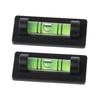 2PCS Magnetic Bubble Level Mini Bubble Level Protractor SmallWith Magnetic Magnetic Base Daily Leveling Bubbles
