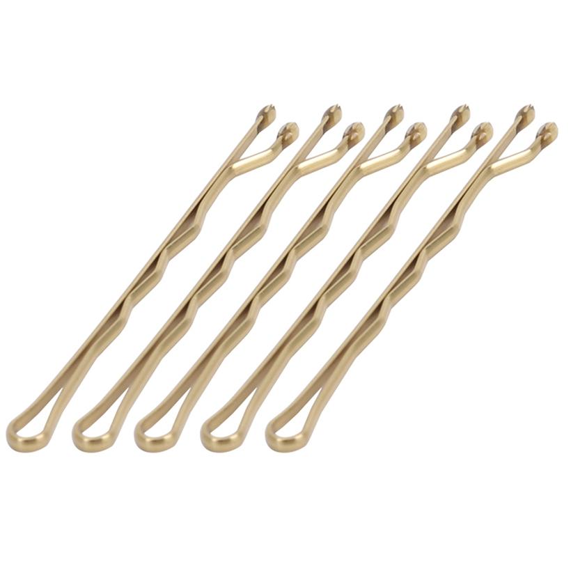 Аксессуары Минималистичные женские заколки из металла, 100 шт./компл., зажимы для девочек, волнистые невидимые заколки для волос