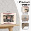 Baseball Picture Frame Baseball Tabletop Photo Frame 4x6 Sports Theme Wooden Picture Frame with Stand , Home Office Decor for Sports Theme Party