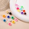 100 шт./набор DIY Акриловые Свободные Бусины Сквозные Ручной Работы Браслеты Ожерелья Изготовление Ювелирных Изделий Красочные Разделительные Бусины Набор Аксессуаров для Рукоделия