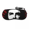 El Che Iconic Portrait On Abstract Red Sun Background Shell Glasses Case Protector Sunglasses Box Women Men Eyeglass Bag Pouch