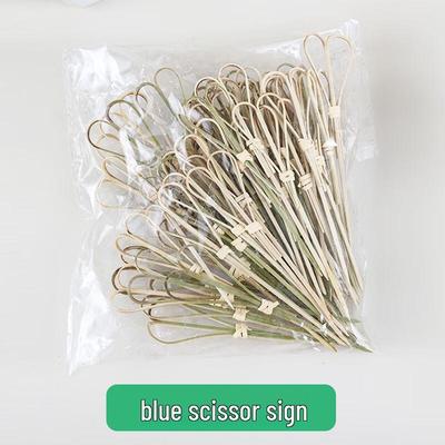 ZISIZ Одноразовые бамбуковые шпажки-ножницы
