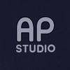 АСТРАЛЬНАЯ ПРОЕКЦИЯ Ap Ap Свободная футболка с длинным рукавом_Темно-синий