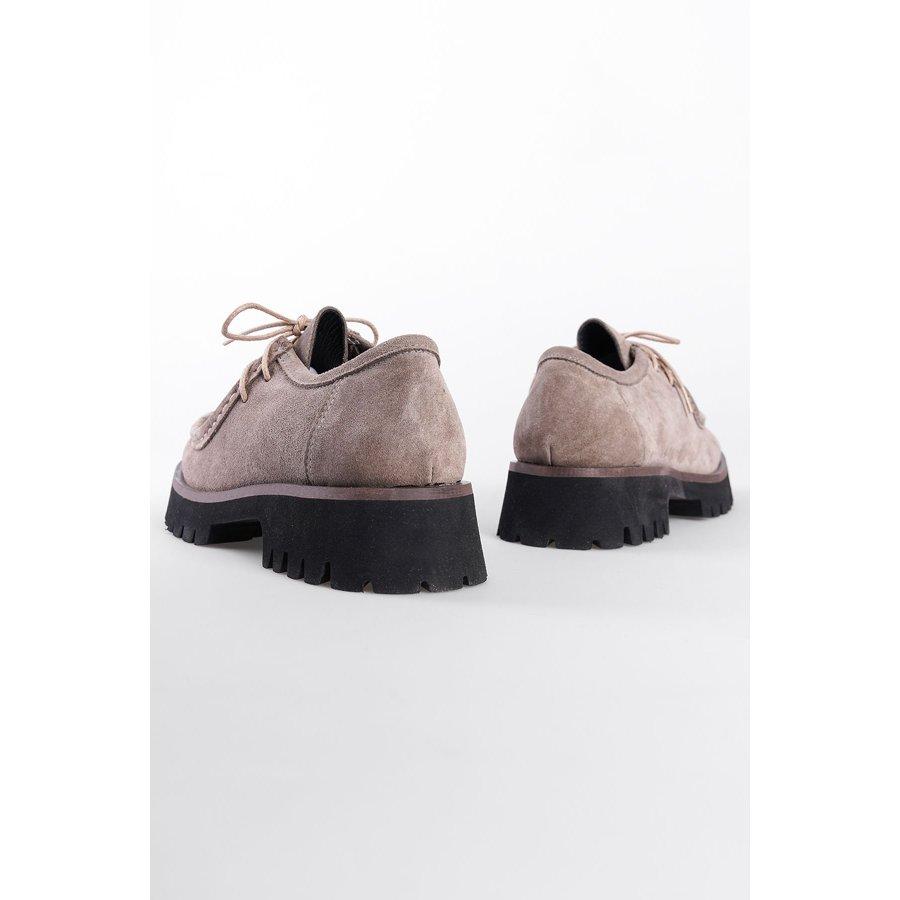 Женские повседневные туфли из натуральной замши на шнуровке, туфли-оксфорды