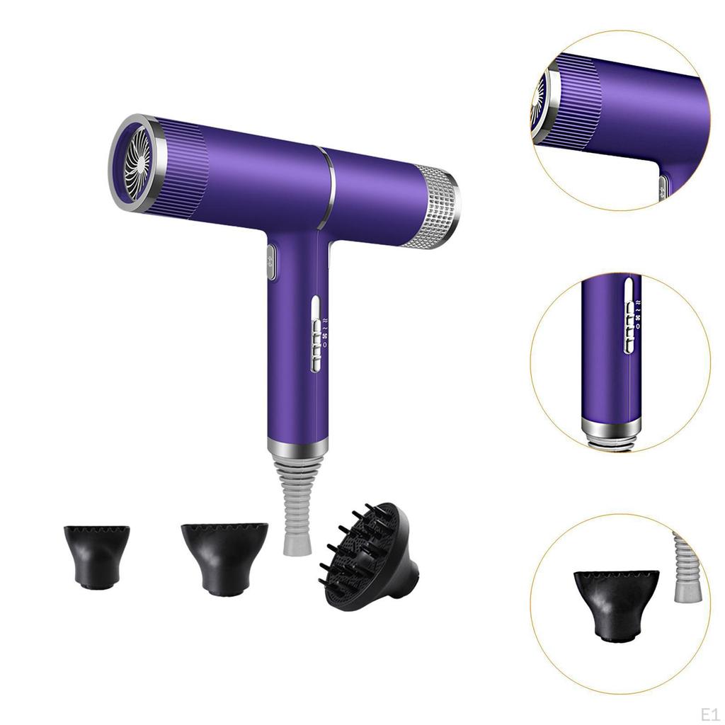 Профессиональный фен для волос с низким уровнем шума и высокой скоростью для салона, путешествий и дома