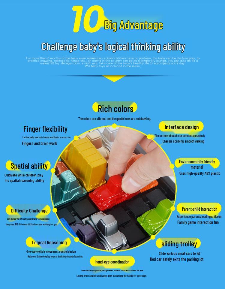 Peak Time Car Huarong Road: Logical Thinking & Reasoning Game