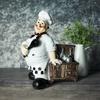 Chef Resin Figurine Statue Art Table Centerpiece Crafts Accent Kitchen Decoration