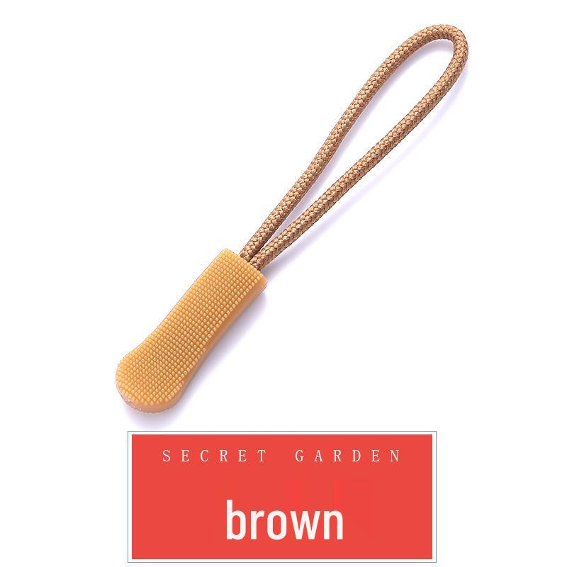 Литой ПВХ пуллер для молнии со съемным нескользящим шнурком-подвеской