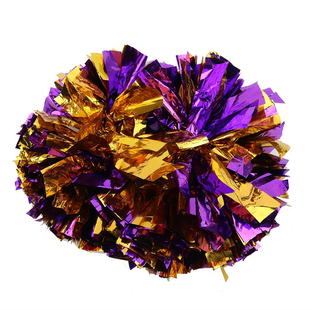 2шт двойные головки помпоны для танцев цветочный шар для спортивных матчей аксессуары