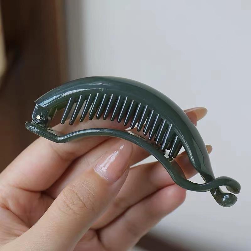 Ацетатная заколка-банан, заколка-твист, корейская новая заколка для хвостика, простая большая нескользящая заколка для волос, головной убор, аксессуары для волос для девочек и женщин