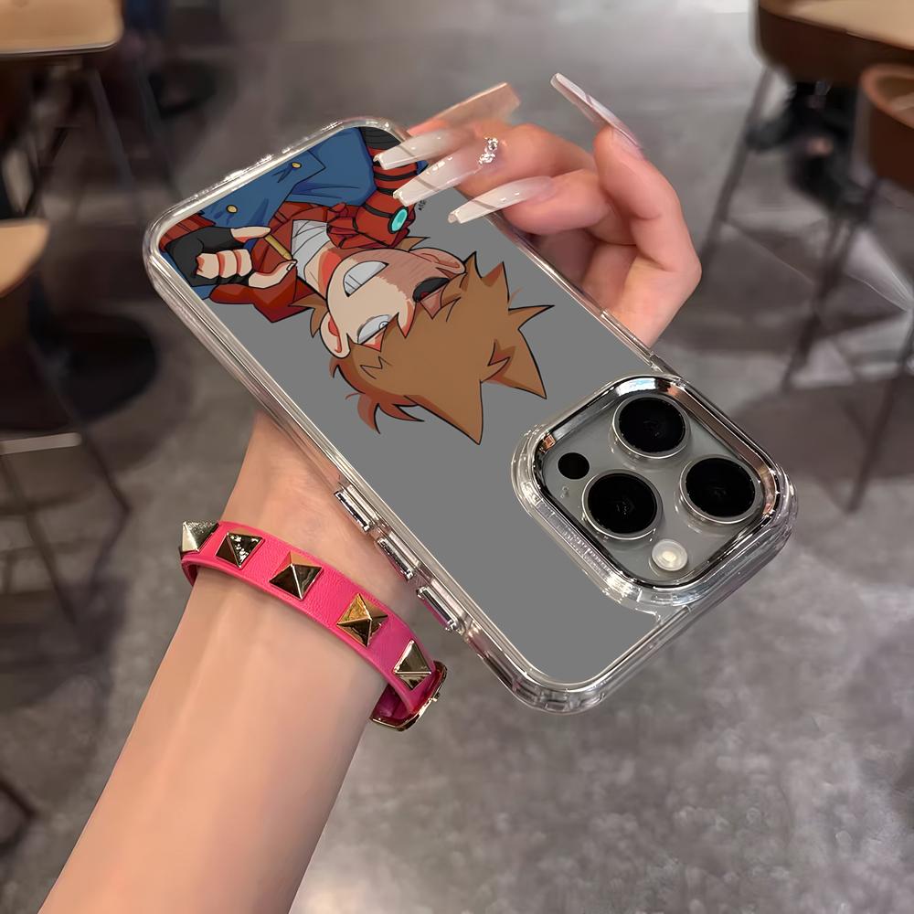 Аниме Eddsworld Торд Чехол для телефона для IPhone 17 Air 16 15 14 13 12 11 Pro Pro Max Plus Прозрачный Мягкий Чехол