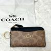Used COACH card case mini wallet