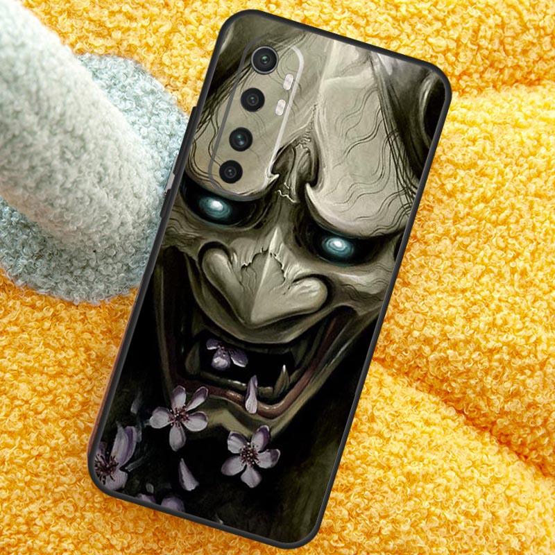 Японская маска демона Они Ханья Чехол для Xiaomi 15 Ultra 14 13T 14T 15T 17 Pro Max Чехол для POCO X7 Pro X5 X6 F5 F6 F7 F8