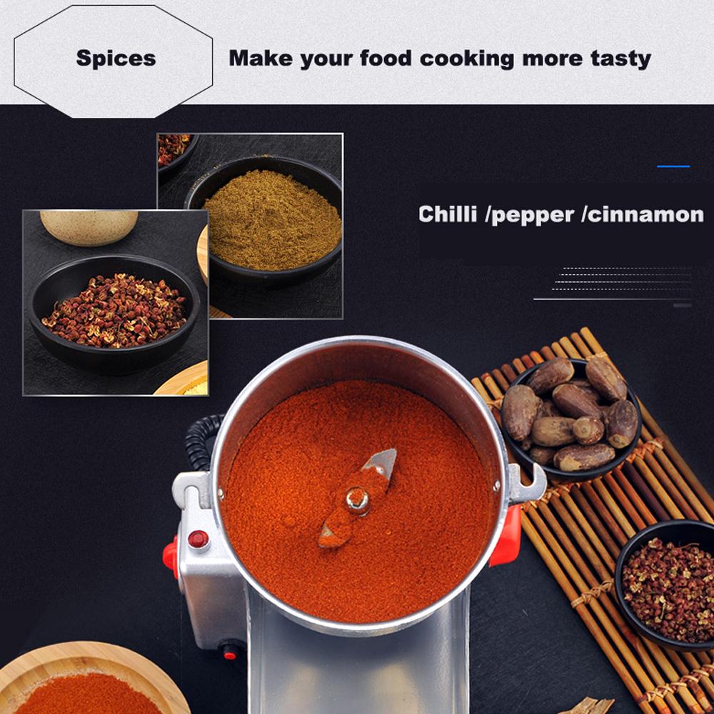 Electric Grain Spices Cereals Coffee Food Mill Grinding Machines Gristmill Home Powder Crusher Grinder