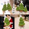 Plush Christmas Tree Ornament Soft Fabric Holiday Party Props Photo Accessories
