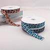 Handmade Decorative Embellishments Romantic and Cozy Polyester Velvet Ribbon Fashion Leopard Print Headdress Hair Card Clothing Accessories Ribbon