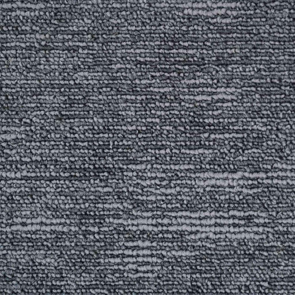 Modular Carpet Tile Light Grey 50 x 50 cm 4 pcs PP and Bitumen