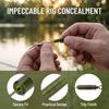 50PCS 26mm Length Carp Rig Sleeves TPR Fishing Hook Link Tubing Sleeve  Carp Fishing