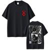 Japanese Anime Berserk Guts Vintage T-shirts Swordsman Gatsu Sacrifice Zodd Hip Hop T Shirt Men