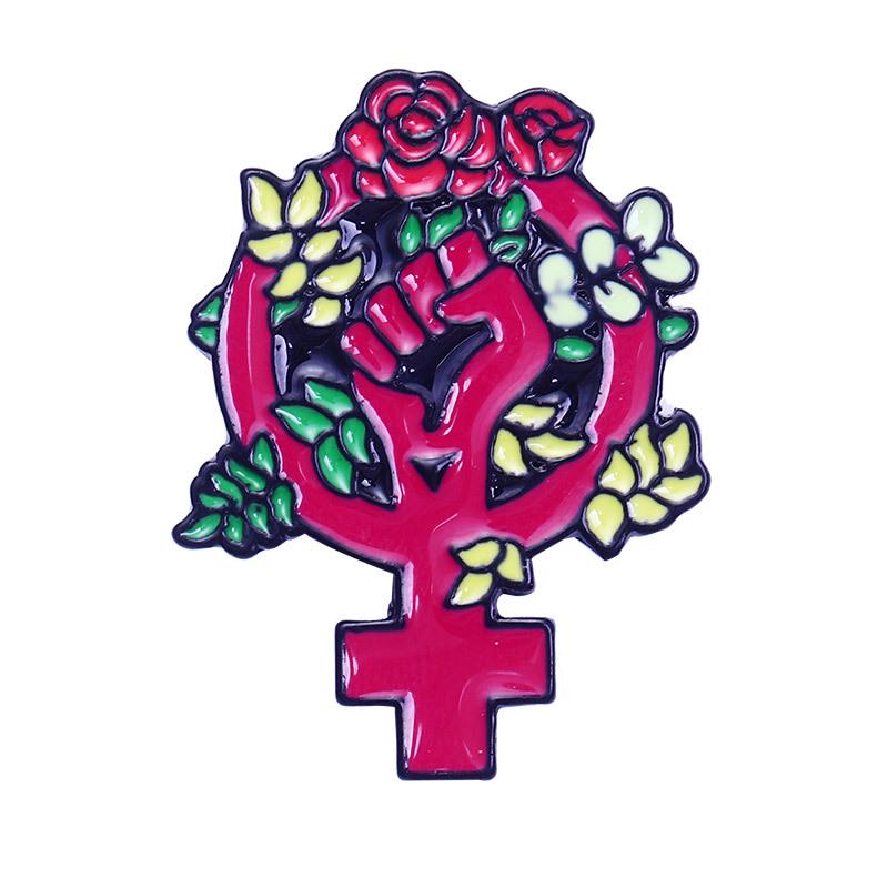 Модная брошь-цветок из сплава 2021 года: Креативный индивидуальный дизайн капли масла