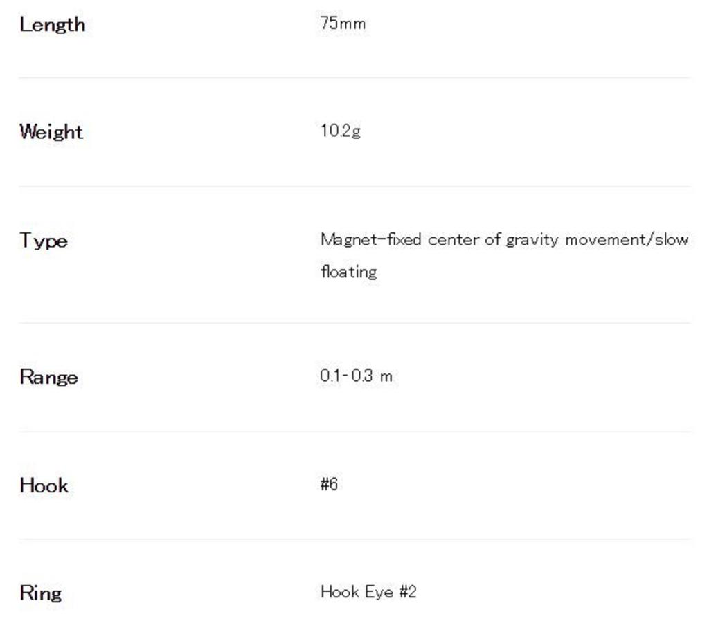 DUO Terrif DC 7 Bullet Floating Lure CEA0737 (2174)