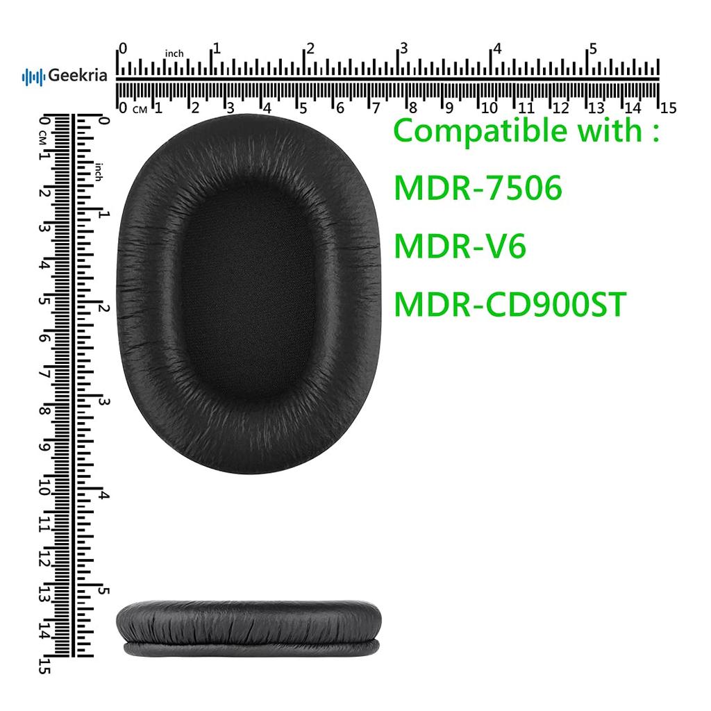 Амбушюры для наушников, сменные амбушюры для Sony SONY + MDR-7506, MDR-V6, MDR-CD900ST и т. д.. (черный)
