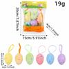 6Pcs/set Colorful Painting Easter Egg Tree Branch Foam Revival Egg Decoration  for Easter Decoration