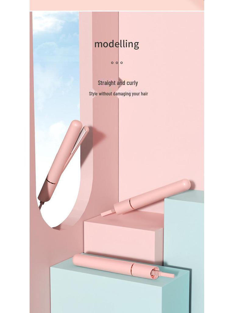 Мини-выпрямитель для волос Minhuang для женщин: Выпрямление и завивка волос