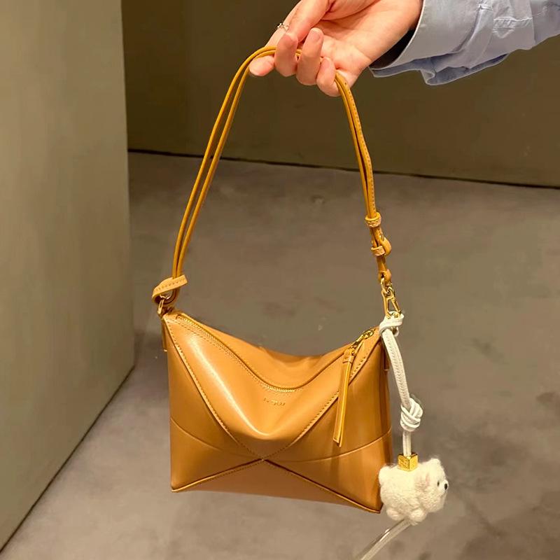 "Геометрическая складная женская сумка-тоут из коровьей кожи и чехол для маджонга"