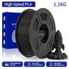JAYO 1100G 3D PLA Filament 1.75mm High Speed PLA/PLA Meta 3D Printer Filament  Neatly Wound 3D Printing Materials For 3D FDM