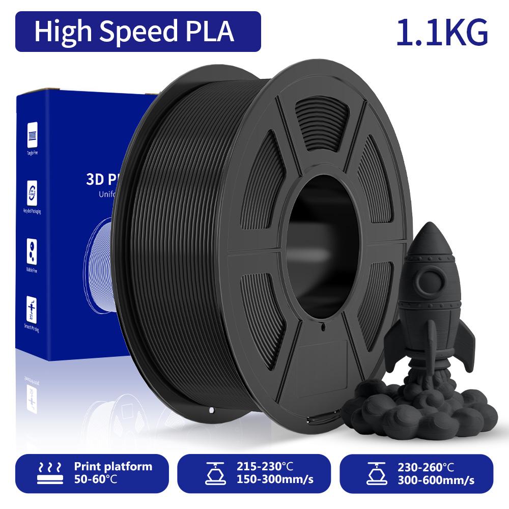 JAYO 1100G 3D PLA Filament 1.75mm High Speed PLA/PLA Meta 3D Printer Filament  Neatly Wound 3D Printing Materials For 3D FDM