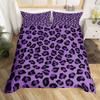 Leopard Print Bedding Set Animal Skin Duvet Cover For Kids Teens Adult Quilt Cover Polyester Comforter Cover With Pillowcase