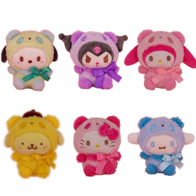 Очаровательная плюшевая игрушка Sanrio Melody Cinnamoroll Kuromi для коллекционеров и фанатов